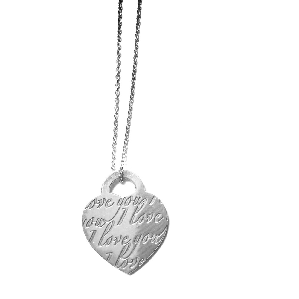 Tiffany & Co. “I love you” necklace